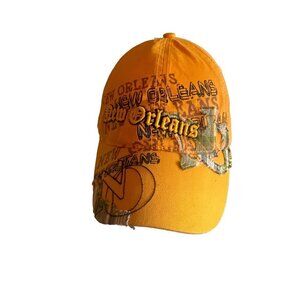 New Orleans Yellow Gold Hat Cap Adjustable